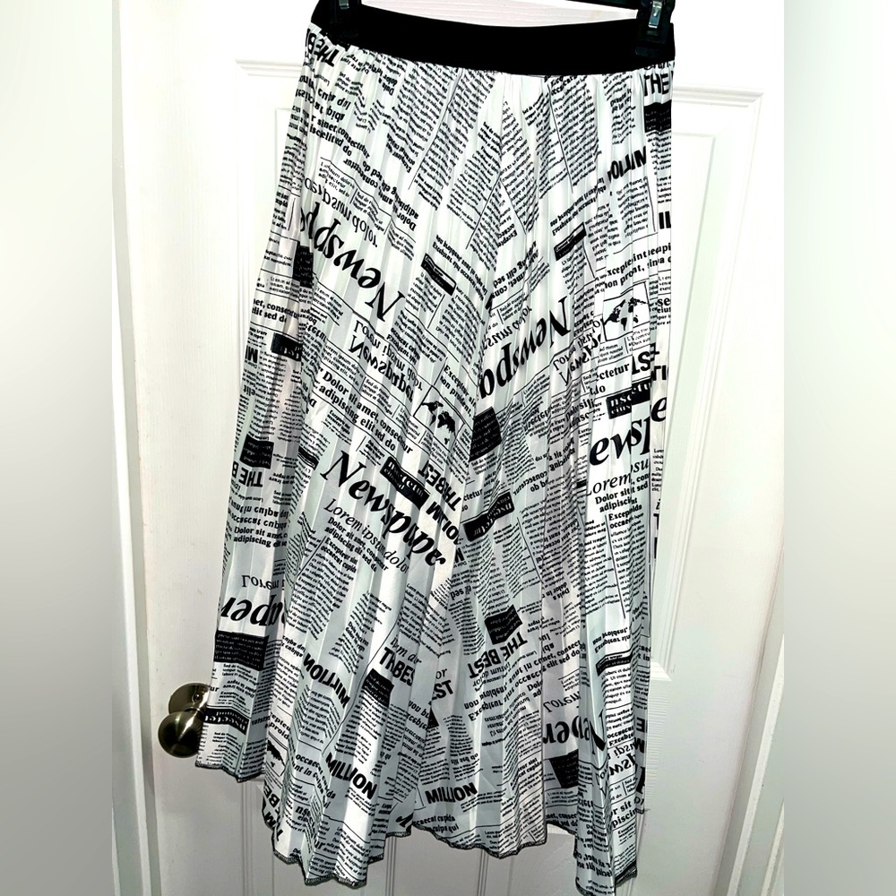 Maxi Skirt- Newspaper inspo